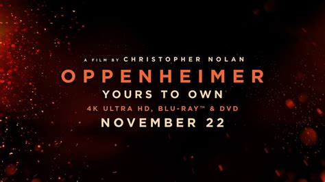 The Wait Is Nearly Over Pre Order Oppenheimer Now On 4k Blu Ray And Dvd Phase9 Entertainment