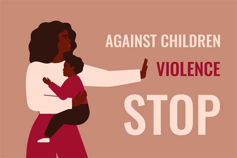 Stop Violence Against Children Illustrations ~ Creative Market