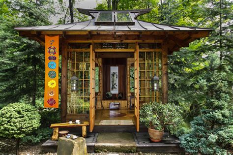 Japanese Tea House Asian Landscape Other Metro By Miriam S River House Designs Llc