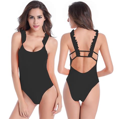 2017 Bathing Suit Cover Ups Thong Bikini Sexy One Piece Swim Suits For