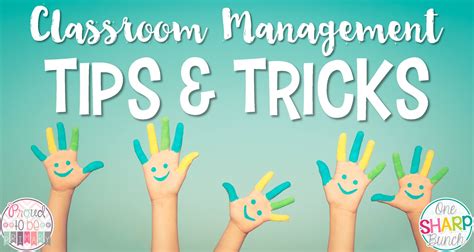 One Sharp Bunch Classroom Management {tips Tricks And Freebies}