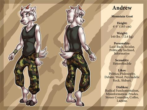 Andrew Reference Sheet Clothed By Bassywolfeh — Weasyl