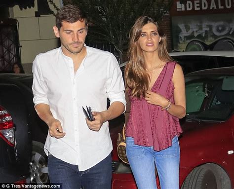 Iker casillas leaves hospital with wife sara carbonero in porto. Iker Casillas returns to Madrid with wife Sara Carbonero | Daily Mail Online
