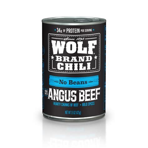 Wolf Brand Angus No Beans Chili 15 Oz