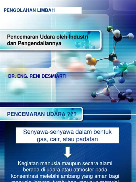 PDF Dasar Dasar Pengolahan Limbah Gas DOKUMEN TIPS