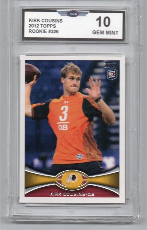 Kirk Cousins 2012 Topps Rookie Card Etsy