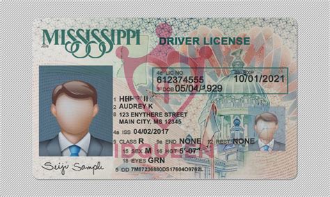 Mississippi Drivers License Psd Template Idqueen In 2021 Drivers