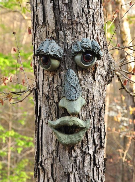 Face Tree Stock Photo Image Of Nose Leaf Woods Halloween 14009884
