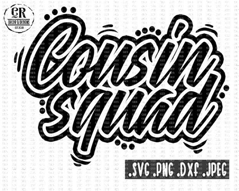 Cousin Squad svg Cousin svg Cousin cut files Cousin crew | Etsy