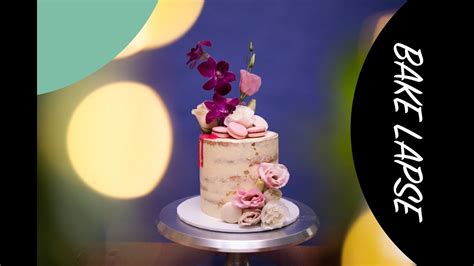 Semi Naked Macarons Flower Drip Cake Youtube My Xxx Hot Girl