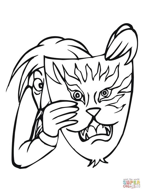 Animal Mask Drawing | Free download on ClipArtMag