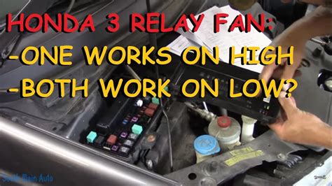 Honda Odyssey One Cooling Fan Works On High Both Work On Low Youtube