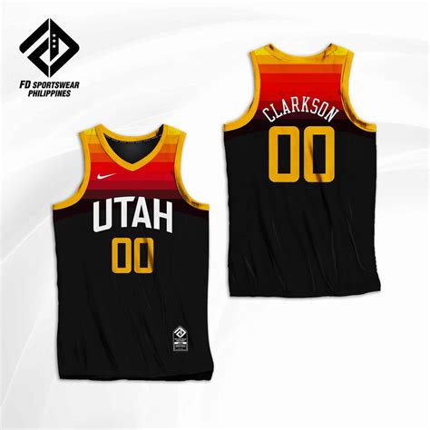 Utah Jazz Jordan Clarkson 2021 City Edition Full Sublimated Jersey
