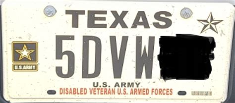 Disabled veteran license plate rules changes are here in texas