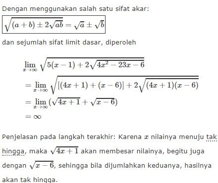 Soal Dan Pembahasan Limit Trigonometri Tak Hingga 2021 Hot Sex Picture