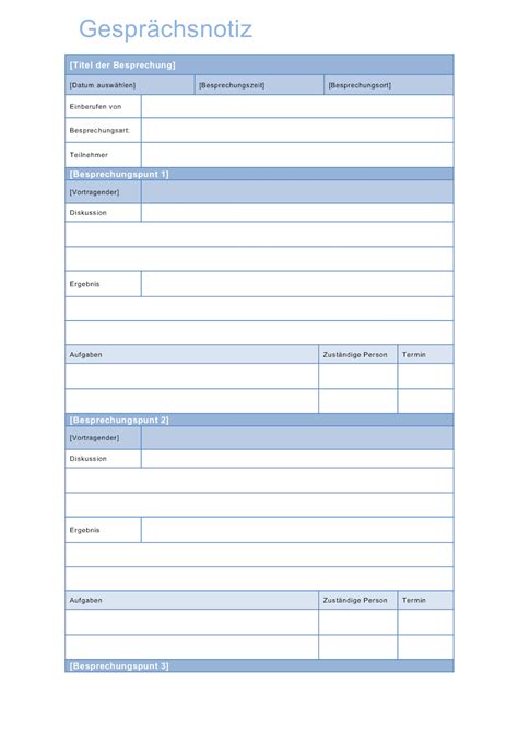 Beratervertrag kostenlos download pdf : Gesprächsnotiz Vorlage (Word-Format) | kostenlos downloaden