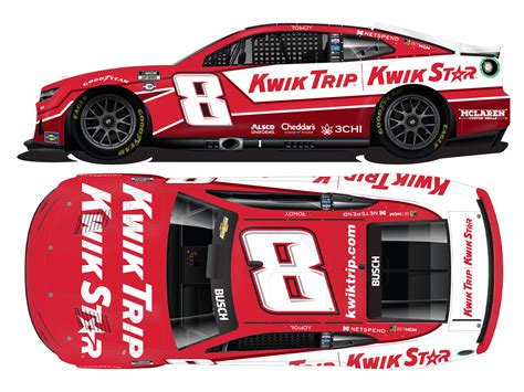Kyle Busch 2023 Kwik Trip / Kwik Star 1:24 Nascar Diecast