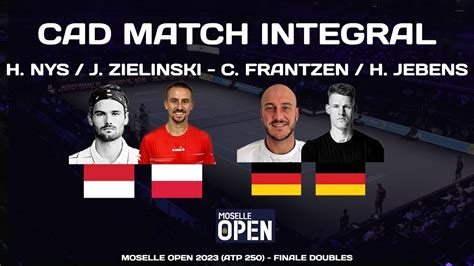 Nys Zielinski Frantzen Jebens Finale Doubles Moselle Open