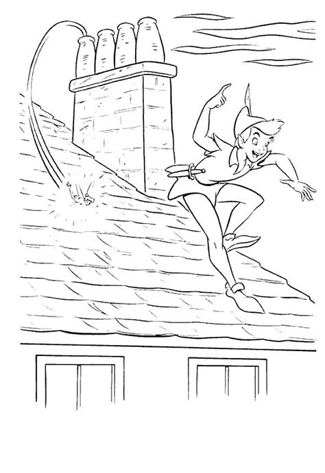 Peter Pan Y Amigo En Casa Para Colorir Imprimir E Desenhar Colorirme