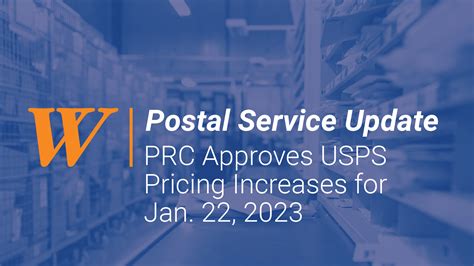 Prc Approves Usps Pricing Increases For Jan 22 2023 Walsworth