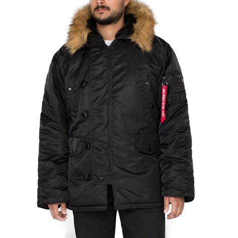 Alpha Industries N 3b Parka Extreme Cold Weather Winter Hooded Jacket