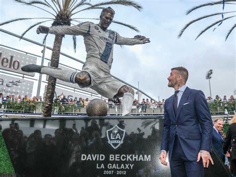 David Beckham Salutes La Galaxy For His Statue Mundnews