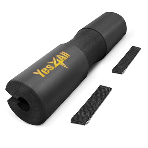 Buy Yes4all Foam Barbell Padhip Thrust Pad With Straps 17 Inch Squat