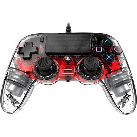 It designs and distributes gaming accessories, and publishes and distributes video ga. Nacon Compact Controller Illuminated Red Oficial PS4