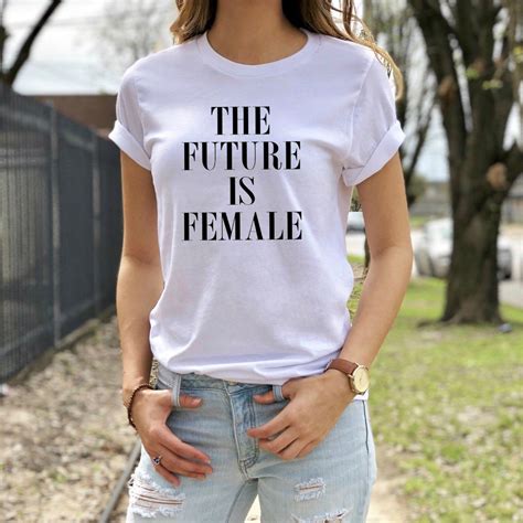 The Future Is Female Womens March 2018 Feminist Shirt Etsy T