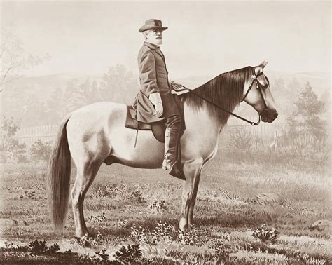General Robert E Lee On Traveler Vintage Portrait Mixed Media By War