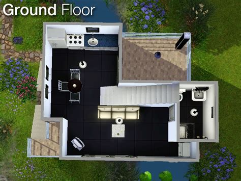 Mod The Sims The Pillars No Cc 1br 1ba Starter Home