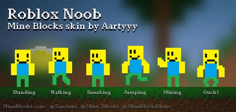 Mine Blocks Roblox Noob Skin By Aartyyy