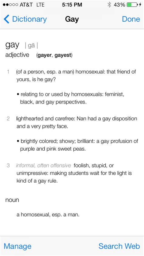 Apple Takes The Heat Over Insensitive Dictionary Entry For ‘gay’ Oklahoma City