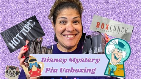 Disney Pin Unboxing Mystery Pins YouTube
