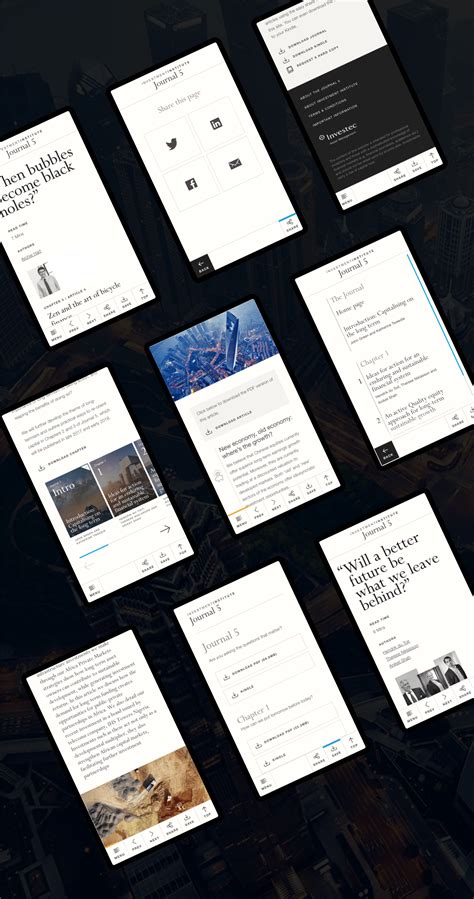 Investec Journal UX Design project on Behance