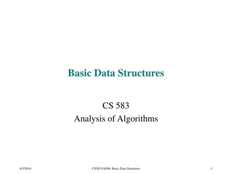 Ppt Basic Data Structures Powerpoint Presentation Free Download Id