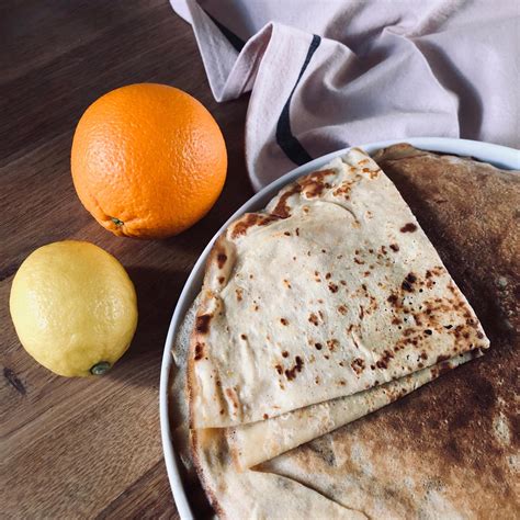 Crêpes aux agrumes et au rhum de mamie Gilberte