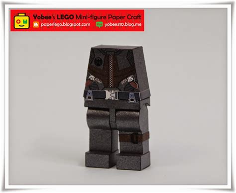 Yobees Lego Mini Figure Paper Craft Making Lego Hawkeye Papercraft Leg