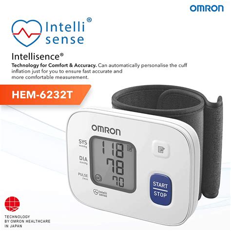 Omron Hem 6161 Fully Automatic Wrist Blood Pressure Monitor With