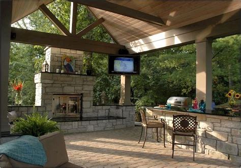 Ultimate Backyard Fireplace Sets The Outdoor Scene Backyard Pavilion