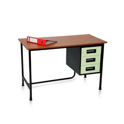 Mswooden 3 Drawer Steel Office Table 1 Year Grey At Rs 4800 In Bengaluru