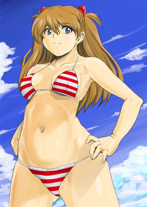 bikini asuka neon genesis evangelion know your meme