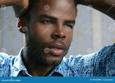 African American Cute Black Young Man Portrait Royalty Free Stock