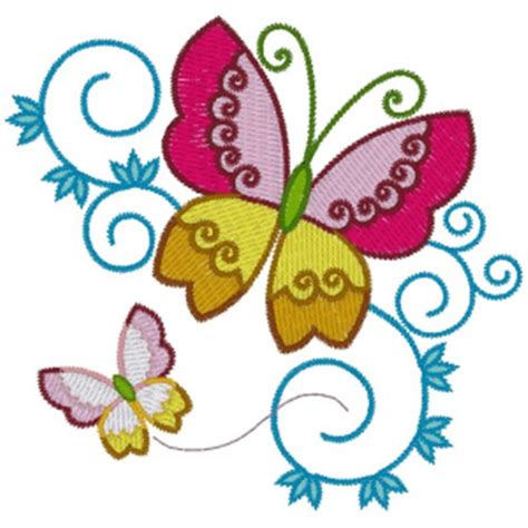 We offer hundreds of machine embroidery designs for any types professional or domestic machines. Butterflies Embroidery Designs, Free Machine Embroidery Designs at EmbroideryDesigns.com