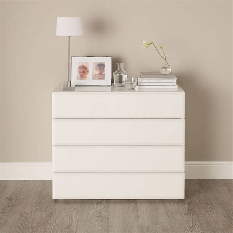 Carlton Glass Chest Of Drawers Bedroom Furniture The White Company White Chest Of Drawers