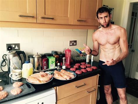 Harry Potter Star Matthew Lewis Shows Off His Meat Attitude