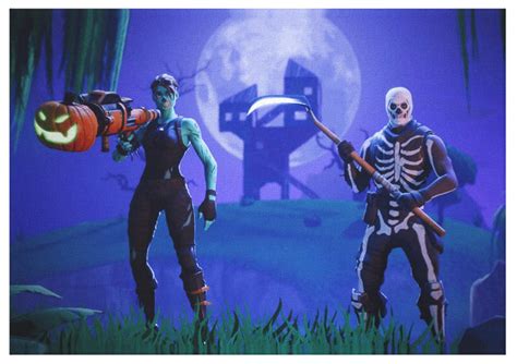 Fortnite Skull And Ghoul Trooper Mares Pics On Canvas