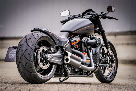 Thunderbike Black Rebel • Harley Davidson Fxdr Custom Softail Umbau