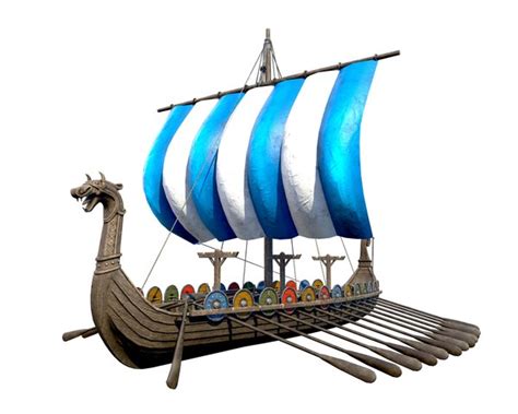 Viking Ship 3d Models For Download Turbosquid