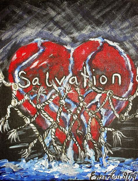 The Heart Of Salvation Painting By Emily Slater Fine Art America